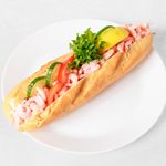 Rekebaguette med majones